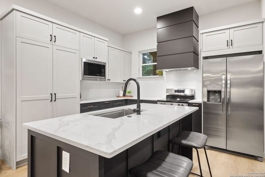 Furnished interior view inside a new home in , San Antonio (Image 43).