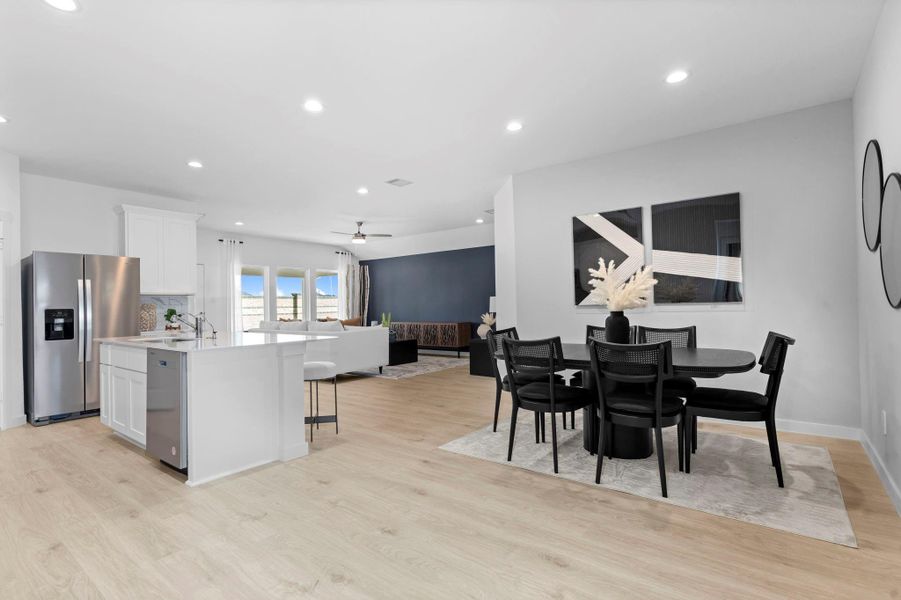 Furnished interior view inside a new home in Blue Heron Estates, Beasley (Image 14).