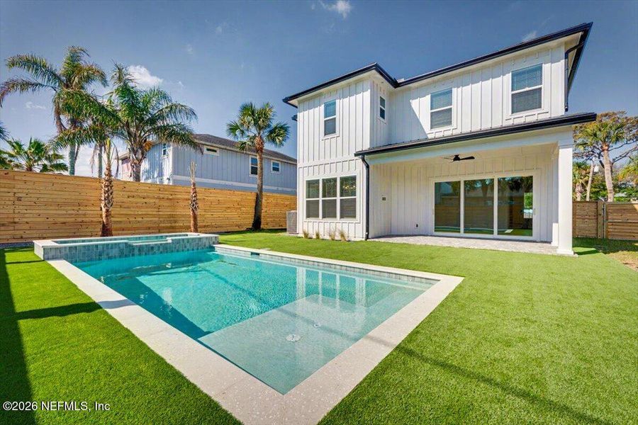 Exterior details and patio area of a home in , Jacksonville Beach (Image 23).
