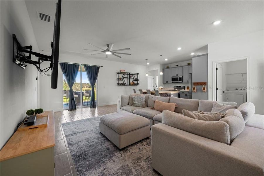 Furnished interior view inside a new home in , Ocala (Image 45).