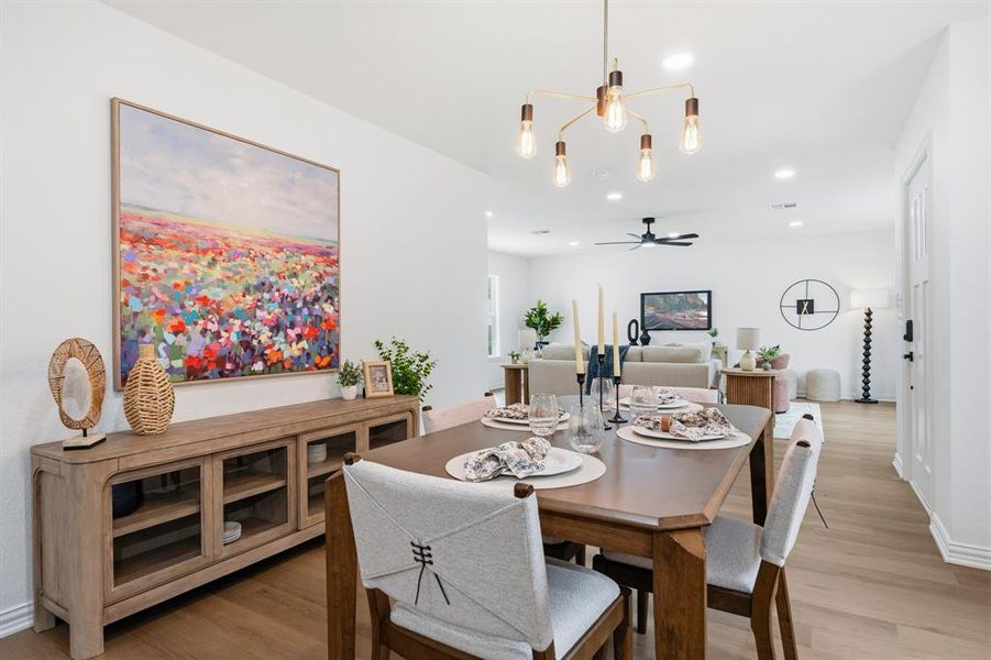 Furnished interior view inside a new home in , Hillsboro (Image 17).