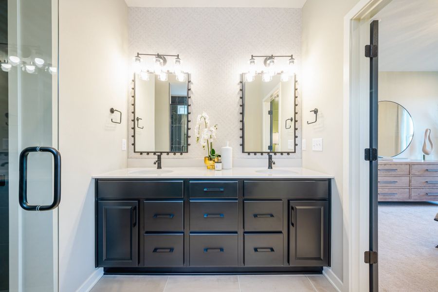 Representative furnished interior of a home built from the Camden by Fischer Homes in Easton Park, Dallas (Image 31).