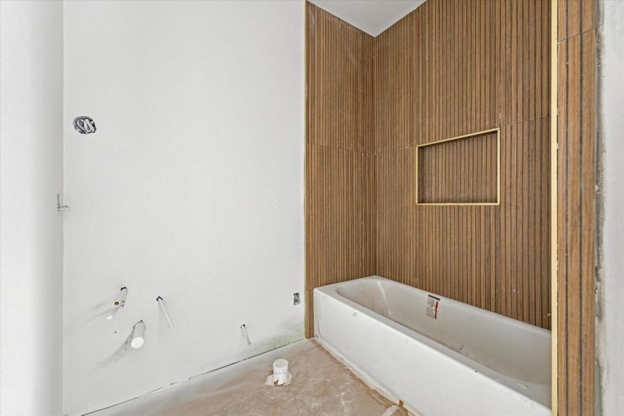 View of a secondary bathroom as of December 12, 2025.