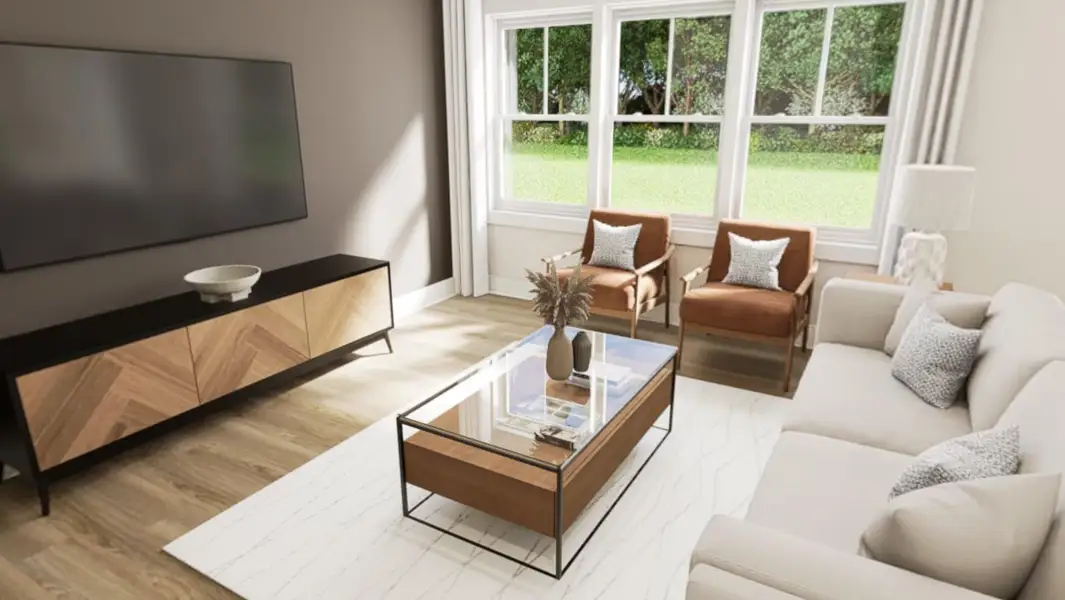 Furnished interior view inside a new home in Golden Gate, High Point (Image 3).