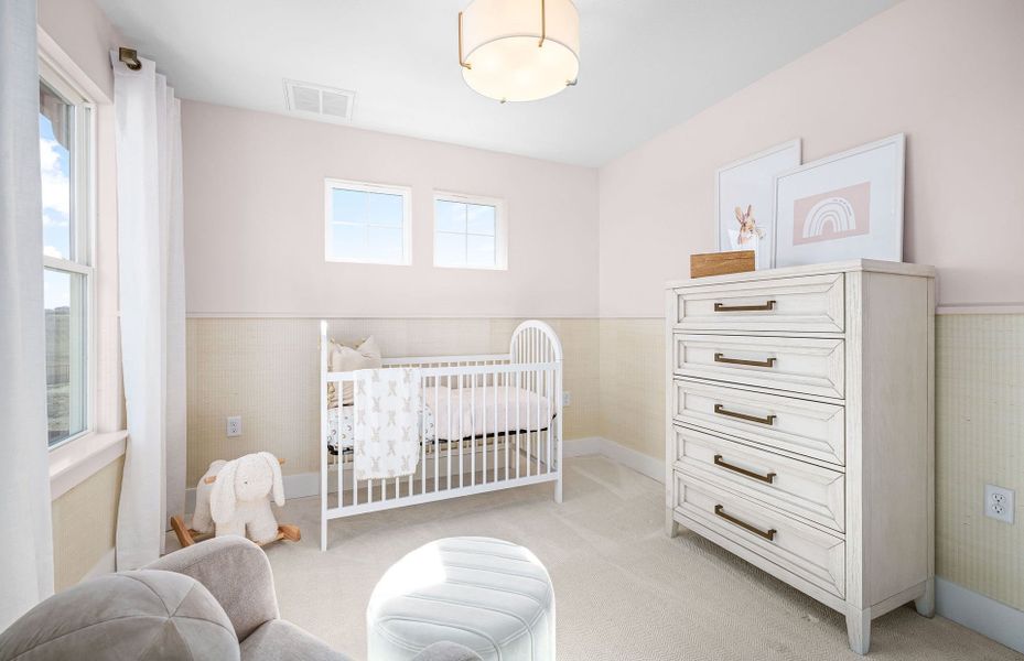 Representative furnished interior of a home built from the Maroon by Pulte Homes in Cameron Place, Austin (Image 6).