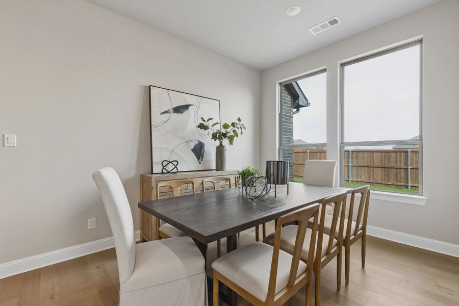 Furnished interior view inside a new home in Lakeview Heights, Azle (Image 10).