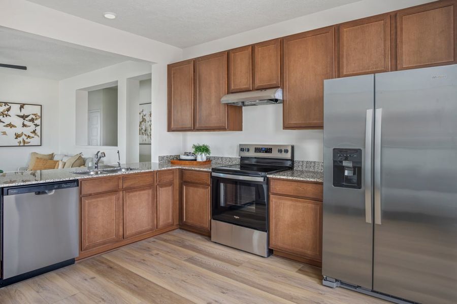 Representative furnished interior of a home built from the 1243 by KB Home in Brighton Trails, Hockley (Image 5).