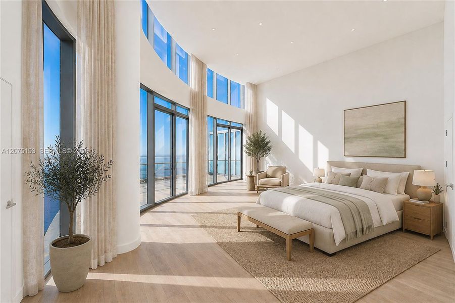 Primary Bedroom. UNA Residences Brickell. One or more photos have been virtually staged. Primary Bedroom. UNA Residences Brickell. One or more photos have been virtually staged.