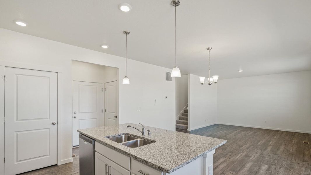 Furnished interior view inside a new home in Silver Peaks, Lochbuie (Image 9).