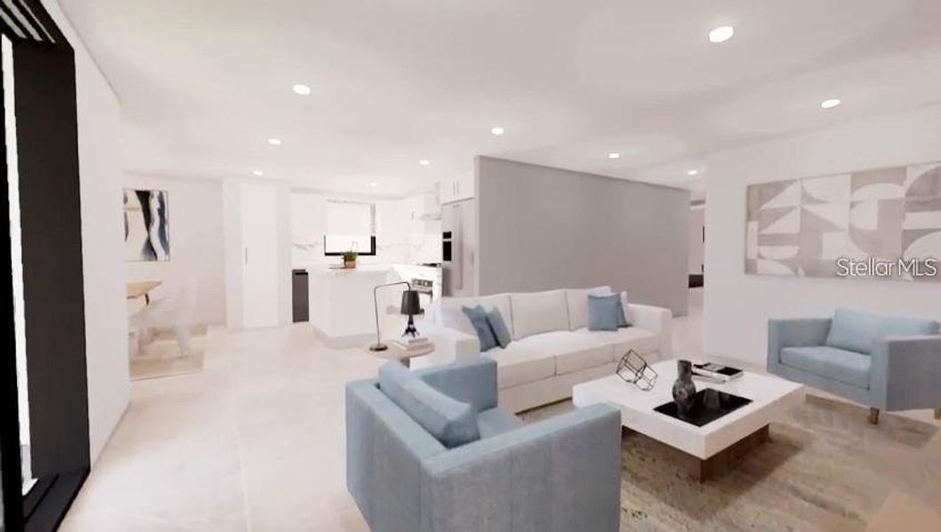 Furnished interior view inside a new home in , Ocala (Image 3).