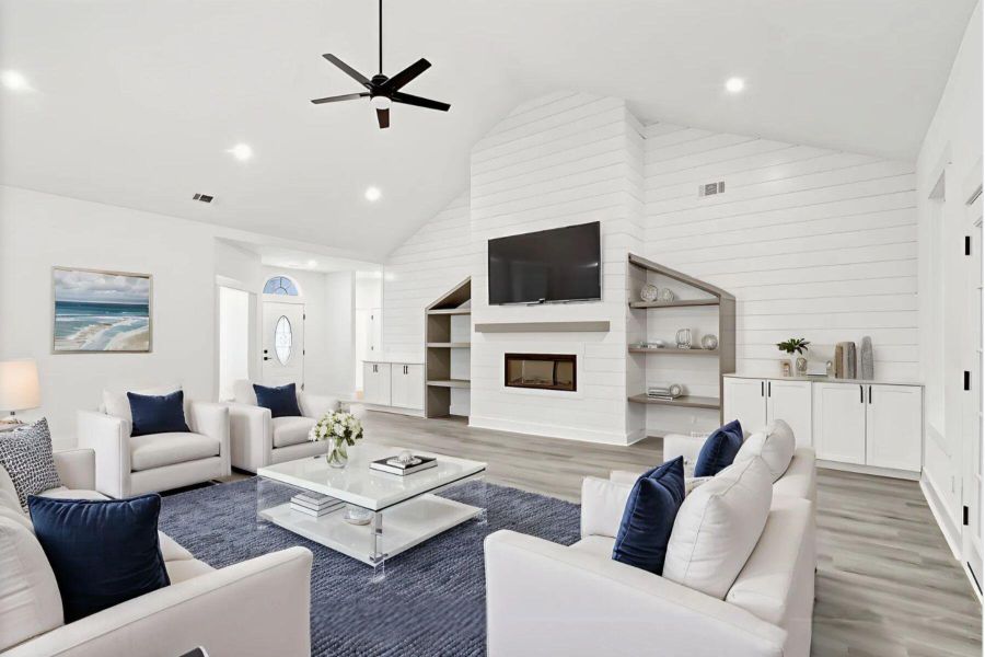 Furnished interior view inside a new home in , Bluffton (Image 12). Furnished interior view inside a new home in , Bluffton (Image 12).