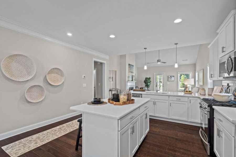 Representative furnished interior of a home built from the Rivermist by Caviness & Cates Communities in Maggie Way, Wendell (Image 269).