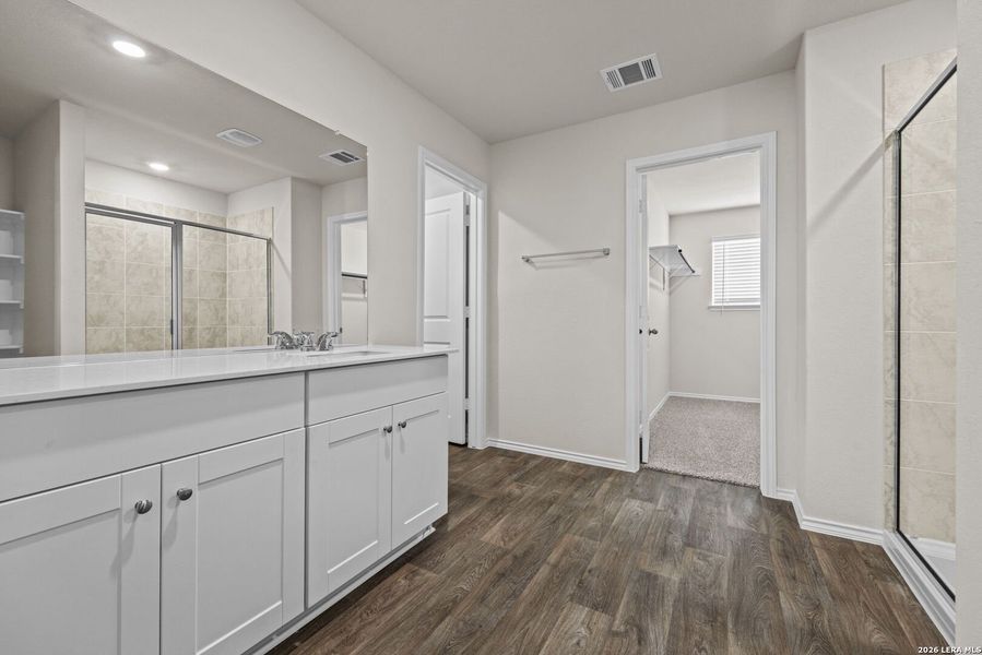 Furnished interior view inside a new home in Riverstone at Westpointe, San Antonio (Image 10).
