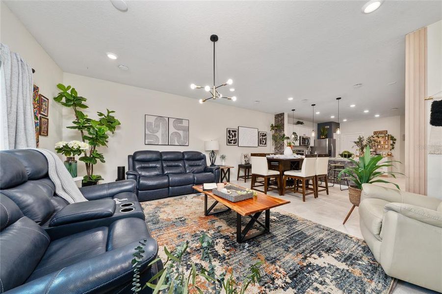 Furnished interior view inside a new home in , Davenport (Image 5).