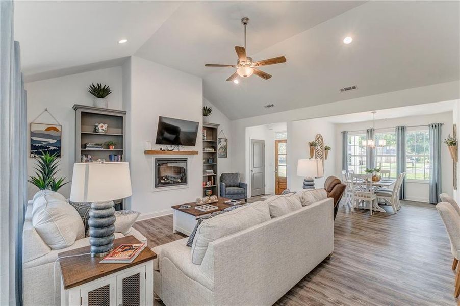 Furnished interior view inside a new home in , Cartersville (Image 8).