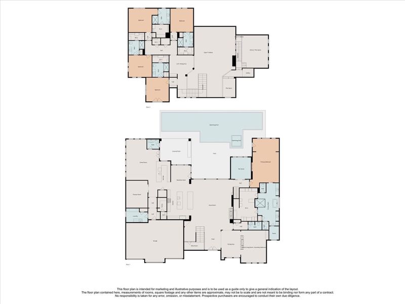 2D floor plan layout of this home in , Houston, TX (Image 5).