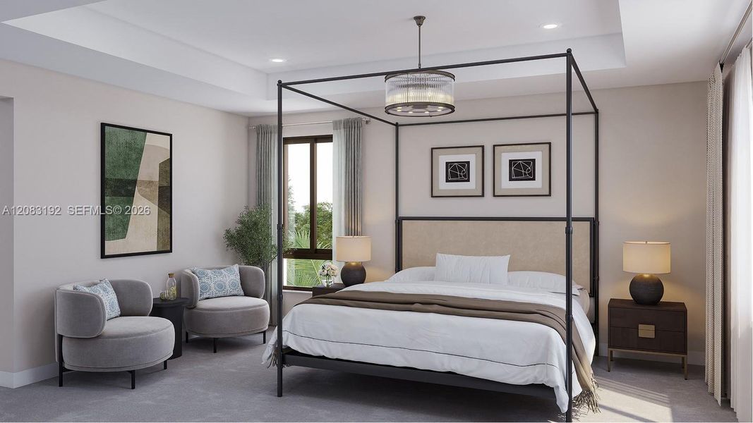 Furnished interior view inside a new home in Parkland Royale, Parkland (Image 7).