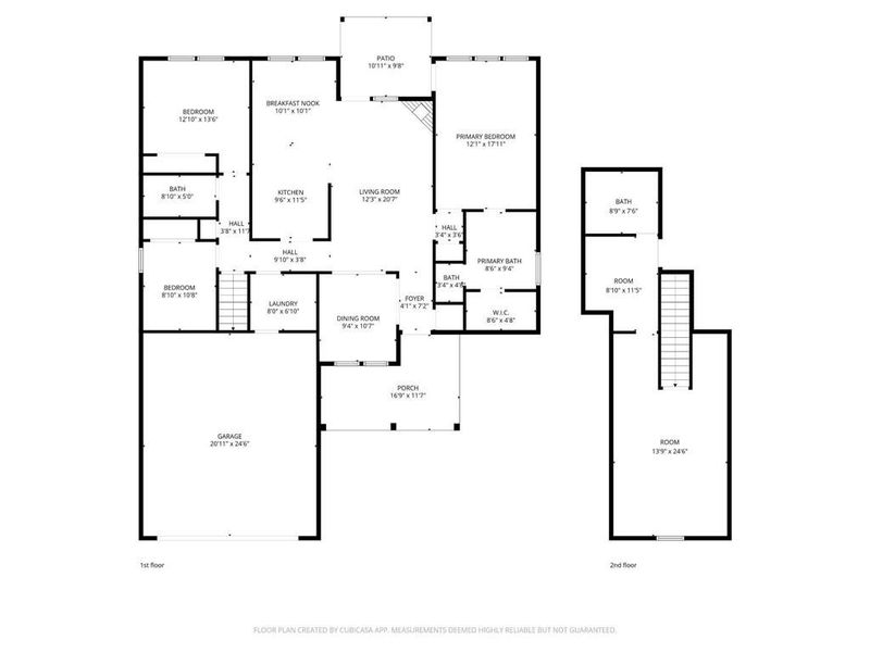 2D floor plan layout of this home in , Commerce, GA (Image 6).