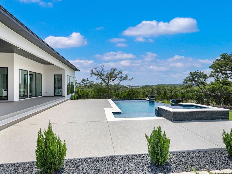 Exterior details and patio area of a home in , Boerne (Image 26).