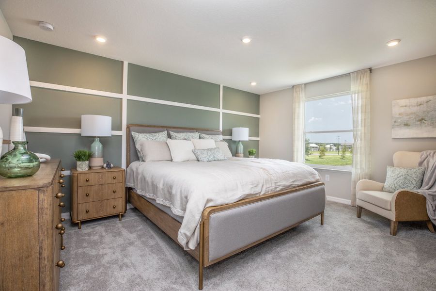 Furnished interior view inside a new home in Mirada, San Antonio (Image 14).