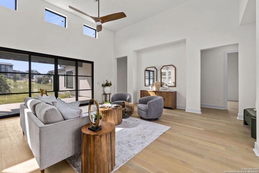 Furnished interior view inside a new home in , San Antonio (Image 6). Furnished interior view inside a new home in , San Antonio (Image 6).