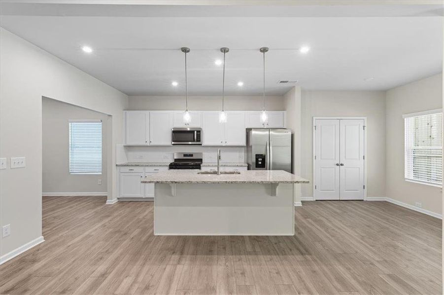 Furnished interior view inside a new home in Park Center Pointe, Austell (Image 10).