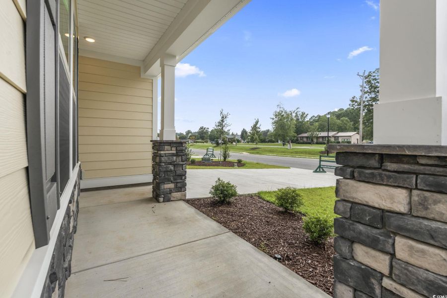 Exterior details and patio area of a home in White Oak Estates, Conway (Image 16).