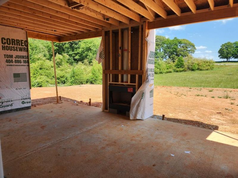 In-progress construction of a new home in , Pendergrass, GA (Image 7).