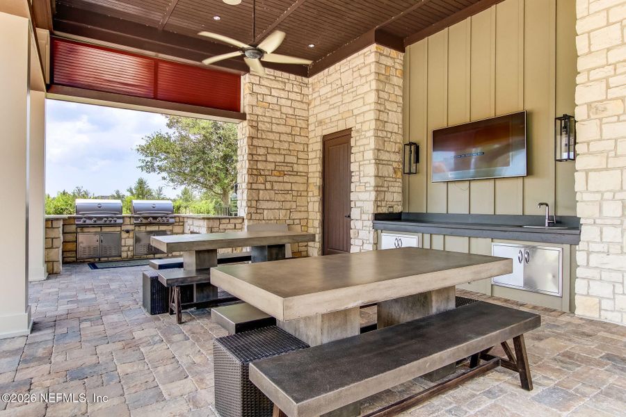 Exterior details and patio area of a home in , St. Augustine (Image 25).