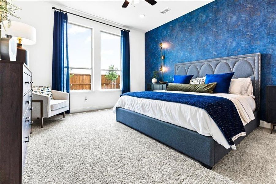 Furnished interior view inside a new home in Sheppard's Place, Waxahachie (Image 9). Furnished interior view inside a new home in Sheppard's Place, Waxahachie (Image 9).