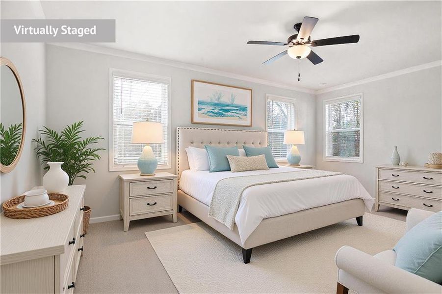 Furnished interior view inside a new home in Hillside Manor, Powder Springs (Image 13).