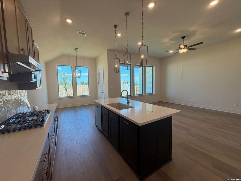 Furnished interior view inside a new home in Ladera - 50s, San Antonio (Image 9).