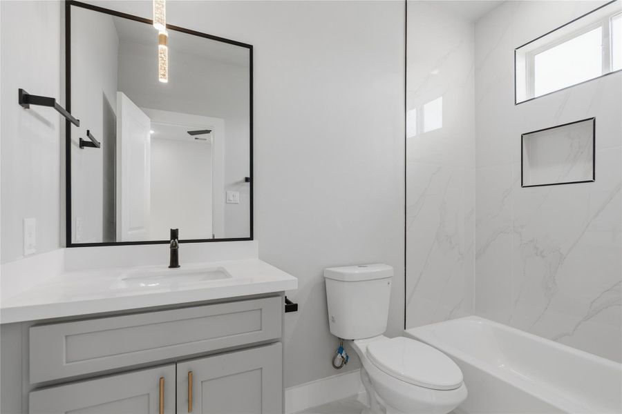 Furnished interior view inside a new home in , Houston (Image 12).