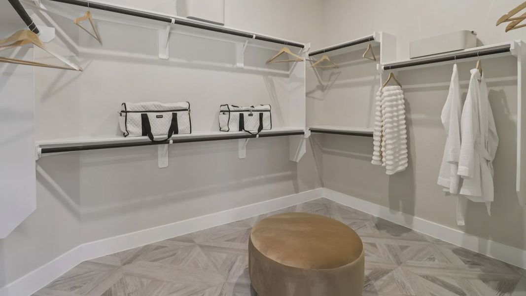 Representative furnished interior of a home built from the Marbella by Chesmar Homes in Audubon, Magnolia (Image 37).