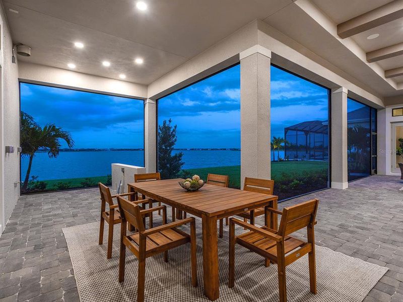Exterior details and patio area of a home in , Sarasota (Image 46).