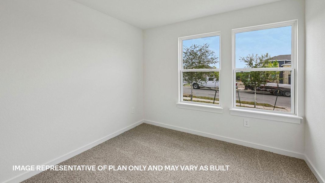 Spacious, unfurnished interior of a new home in Trails at Wildhorse, Austin (Image 15).