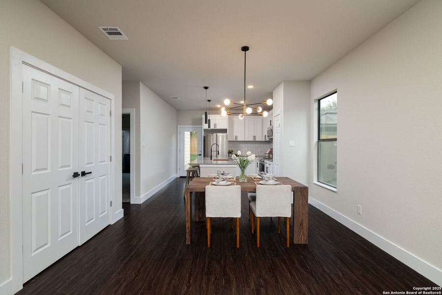 Furnished interior view inside a new home in , San Antonio (Image 6). Furnished interior view inside a new home in , San Antonio (Image 6).