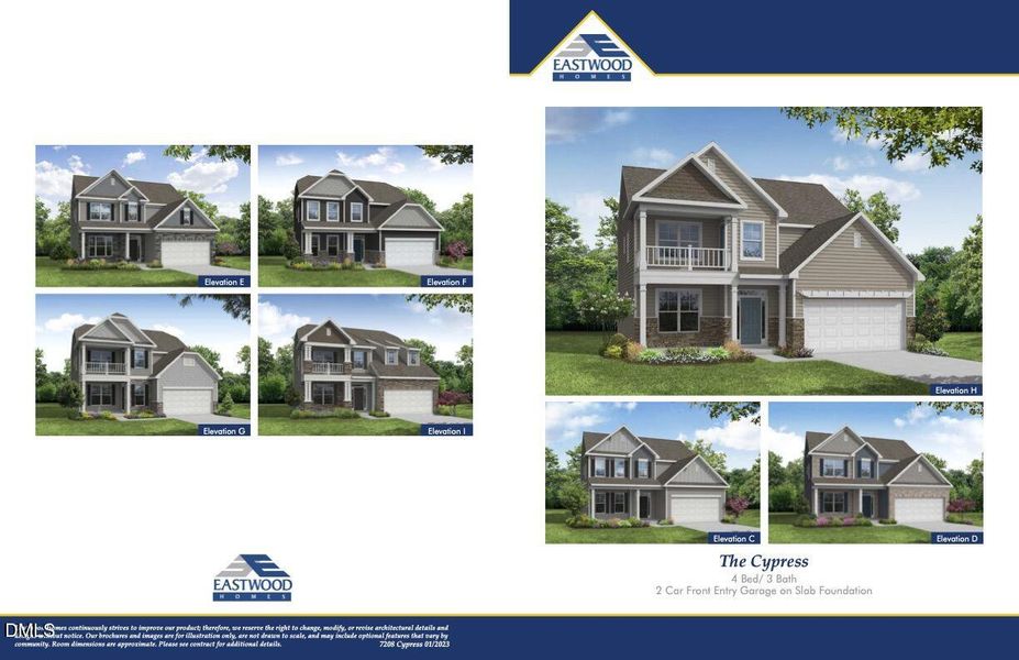 7208 Cypress FL Slab brochure