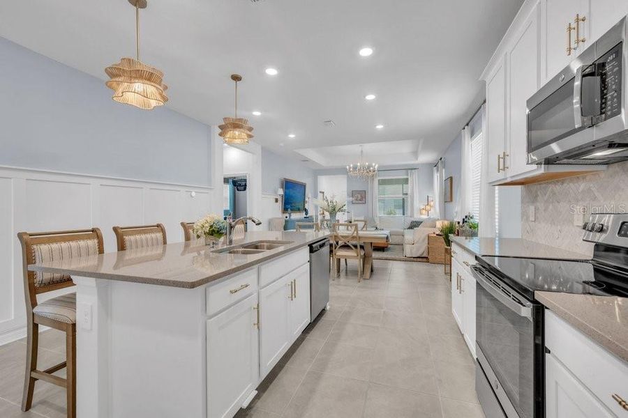 Furnished interior view inside a new home in , Sarasota (Image 7).