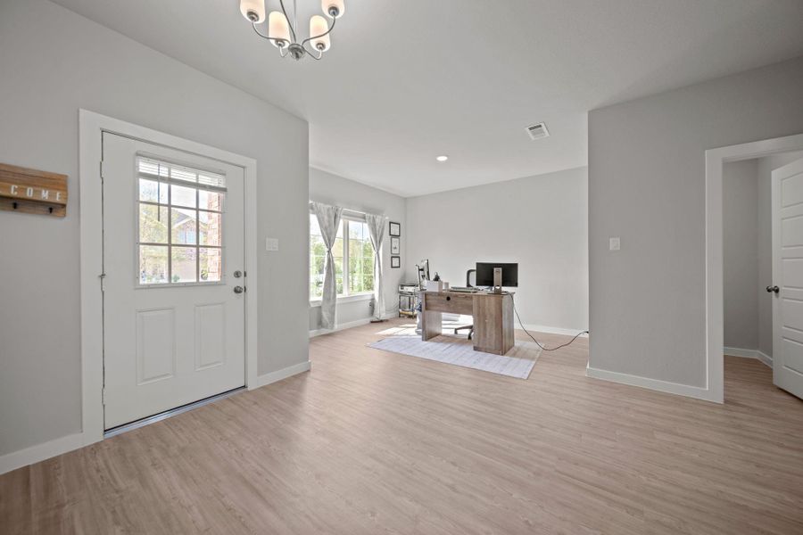 Spacious, unfurnished interior of a new home in Marvida, Cypress (Image 19). Spacious, unfurnished interior of a new home in Marvida, Cypress (Image 19).