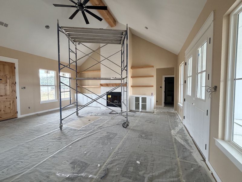 In-progress construction of a new home in Oak Water Ranch, Granbury, TX (Image 9).