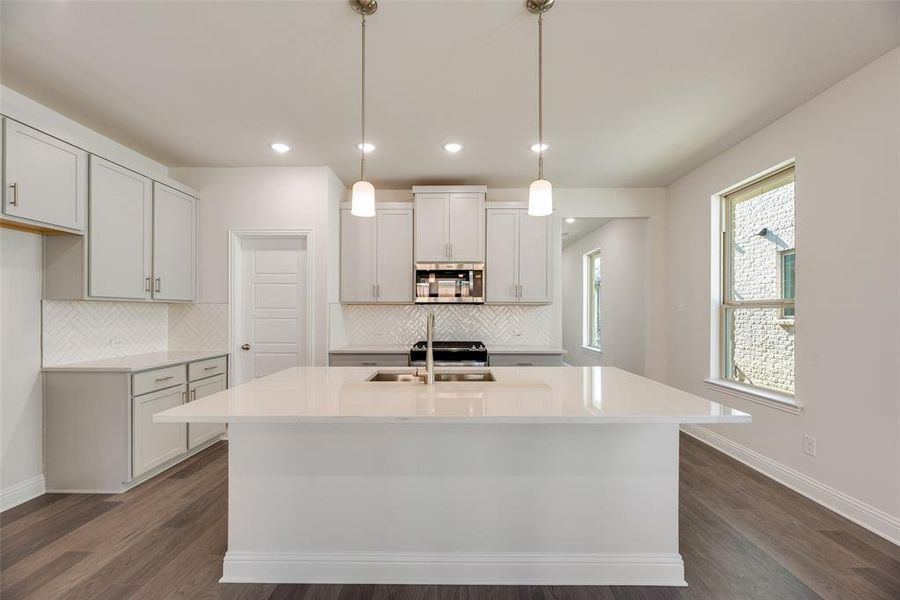 Furnished interior view inside a new home in Spiritas Ranch, Little Elm (Image 8).