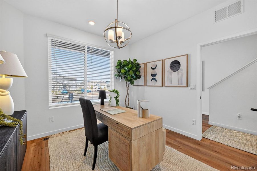 Furnished interior view inside a new home in , Littleton (Image 11).