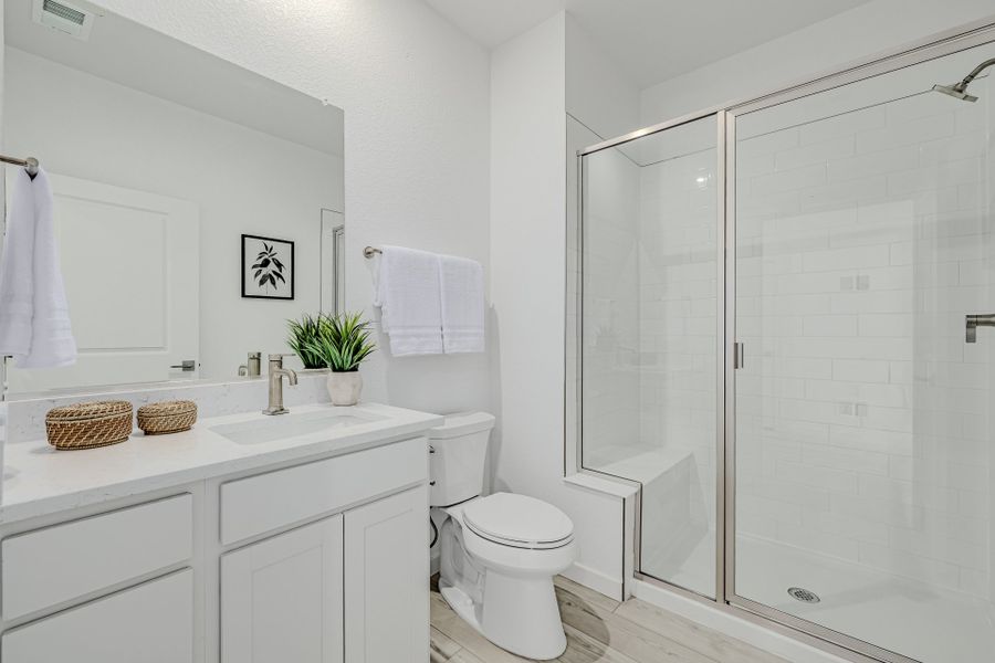 Furnished interior view inside a new home in The Hub at Virginia Village, Denver (Image 28).