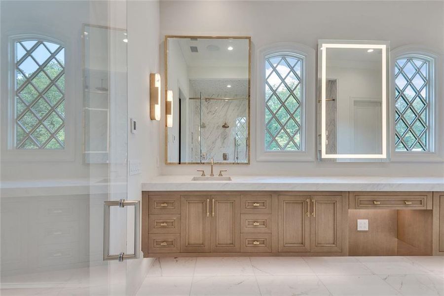 Furnished interior view inside a new home in , Alpharetta (Image 17).