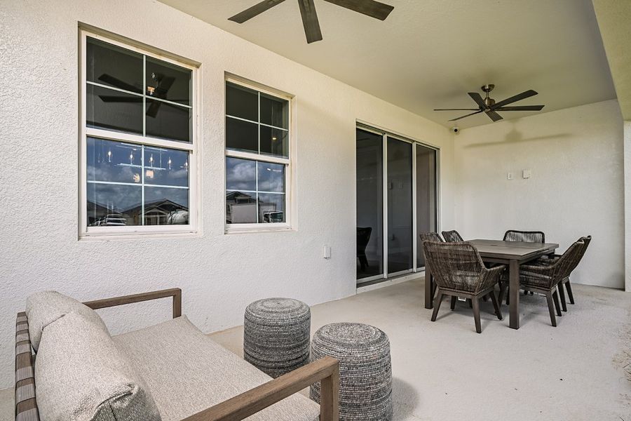 Representative exterior details of a home built from the Mariposa by Casa Fresca Homes in Mirada, San Antonio (Image 3).
