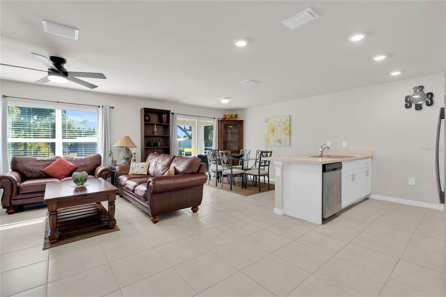Furnished interior view inside a new home in , Port Charlotte (Image 9). Furnished interior view inside a new home in , Port Charlotte (Image 9).