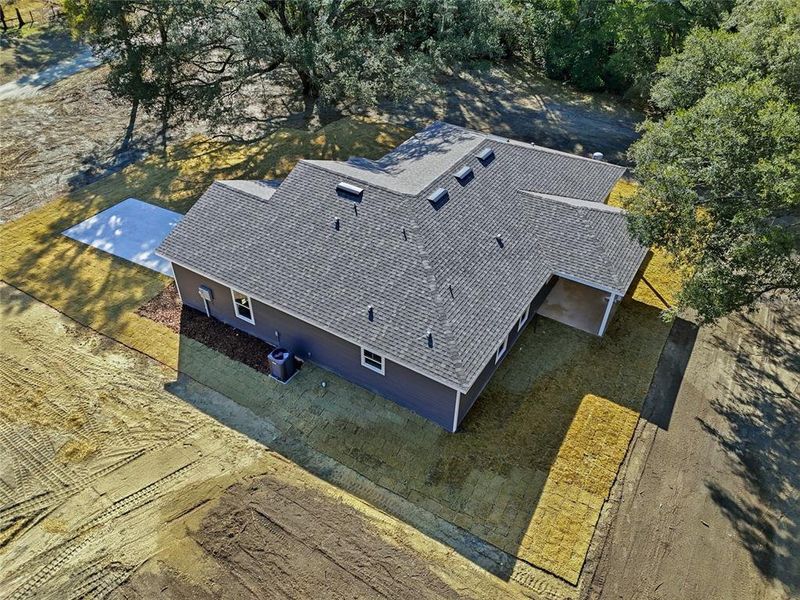 Exterior details and patio area of a home in , Archer (Image 19).