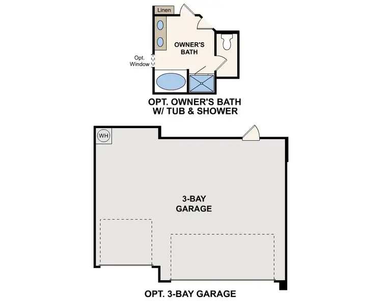 2D floor plan layout of this home in Summerwood Estates, Red Oak, TX (Image 4).