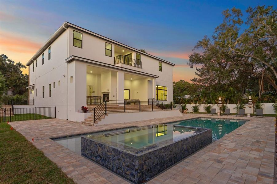 Exterior details and patio area of a home in , Tampa (Image 40). Exterior details and patio area of a home in , Tampa (Image 40).